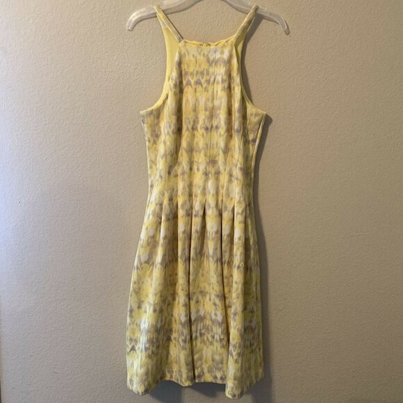 Calvin Klein Multicolor Printed Sleeveless Fit & Flare Cocktail Dress - Picture 1 of 5
